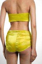Citron Satin Inner Co-Ord Set – Elevated Baselayer | VybTheory