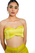 Citron Satin Inner Co-Ord Set – Elevated Baselayer | VybTheory
