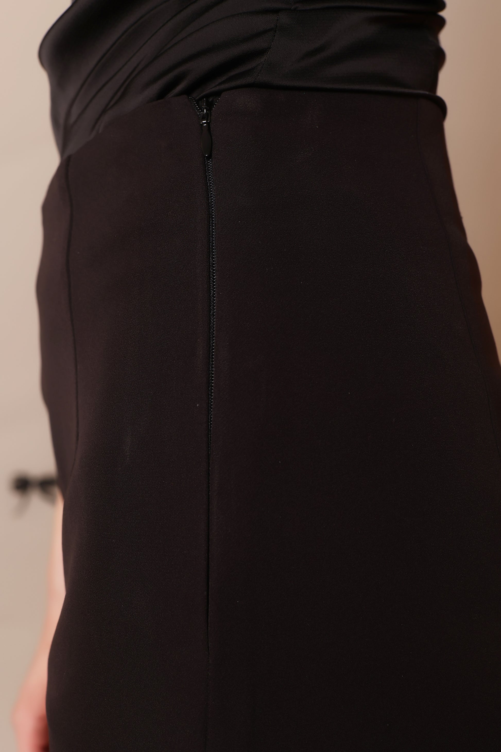 Solar Flare Embroidered Trousers – Black Gold Radiance